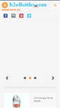 Mobile Screenshot of h2obottles.com